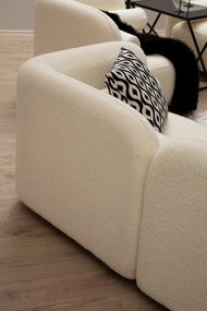 Sofá de 2 Lugares Victoria – Creme – 190x74x90 cm