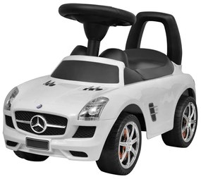Carro para crianças a pedais branco
