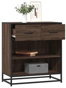 vidaXL Aparador 68x35x76 cm deriv. de madeira carvalho castanho