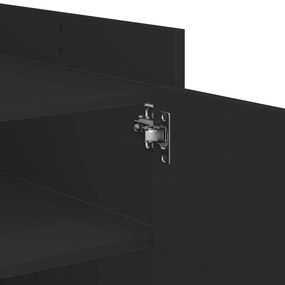 Mesa de centro 80x50x50 cm derivados de madeira preto