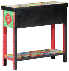 Mesa de Consola vidaXL com Gavetas Multicolorida em Madeira Engenharia