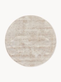 Tapete redondo artesanal em viscose Jane