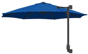 Guarda-sol de parede da , azul celeste, 250 cm