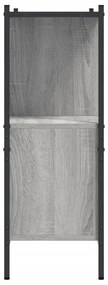 Estante 102x28x77,5 cm derivados de madeira cinzento sonoma