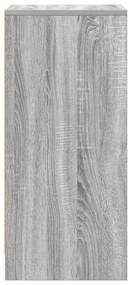 Sapateira 29,5x34x76 cm derivados de madeira cinzento sonoma