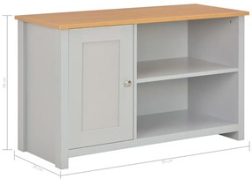 Móvel de TV 95x39x58 cm cinzento