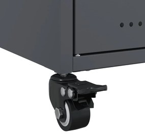 Móvel de TV 68x39x43,5 cm aço antracite
