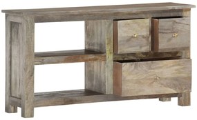 Móvel de TV 100x30x55 cm madeira de mangueira maciça