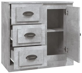 Aparador 70x35,5x67,5 cm derivados de madeira cinzento cimento