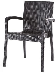 Conjunto de 4 Cadeiras de Jardim MALIBÚ – Empilháveis – Polipropileno