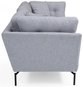 Sofá de 3 Lugares Mapa – Cinzento – 214 x 90 x 84 cm