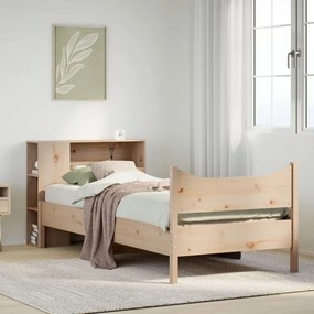 Cama sem colchão 90x190 cm madeira de pinho maciça