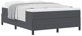 Estrutura de Cama vidaXL Cinza Escuro 140x190 cm Tecido Corduroy
