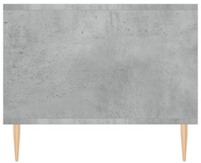 Mesa de centro 102x50x40 cm madeira processada cinza cimento
