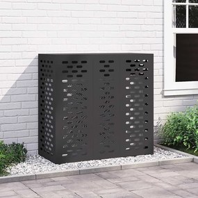 vidaXL Capa de Ar Condicionado - Preta, 110 x 50 x 105 cm