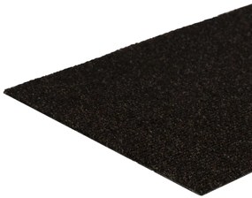 Tapetes escada adesivos retang. 15 pcs 60x25 cm castanho-escuro