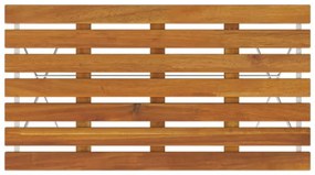 Mesa de bistrô dobrável 100x54x71 cm acácia maciça e aço
