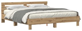 Estrado de Cama em Madeira Carvalho Artesanal