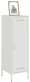 Aparador alto 36x39x113 cm aço branco