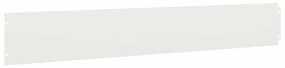 Orlas de relva 50 pcs branco 15x103 cm aço laminado a frio