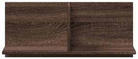 Armário parede 70x16,5x30 cm deriv. madeira carvalho castanho