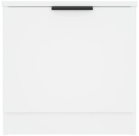 Mesas de cabeceira 2 pcs 40x39x40 cm branco