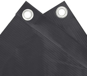 Tela de privacidade para varanda 600x90 cm PVC antracite