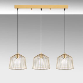 Candeeiro de Teto Cat – Ouro Brilhante – 96 x 26 x 121 cm
