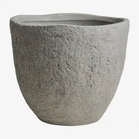Vaso De Flores Exterior Em Cimento Nuria Cinza Claro & Ø55 Cm - ↑45 Cm - Sklum