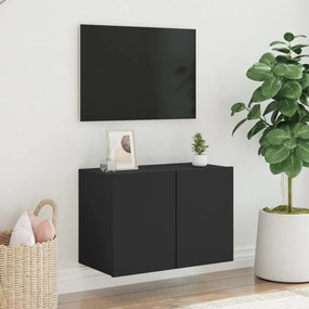 Móvel de parede para TV 60x30x41 cm preto