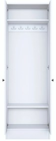 Hall Stand P6 – Branco – 59,8 cm x 182,8 cm x 37,5 cm