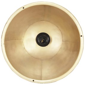 Candeeiro suspenso industrial redondo 25 W 30 cm E27 bronze