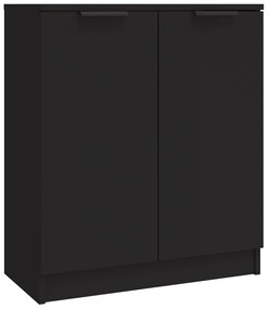 Aparadores 3 pcs derivados de madeira preto