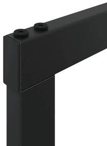 Suporte para lenha 55x30x61 cm aço preto