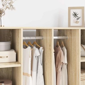 vidaXL Viga de Closet 12 pcs Prateado 764 x 15 x 29 mm