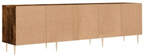 Móvel de TV 150x30x44,5 cm derivados de madeira carvalho fumado