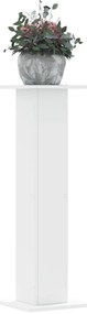 Suportes p/ plantas 2 pcs 30x30x95 cm derivados madeira branco