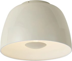 Plafon de teto retro bege com interior branco - Vera