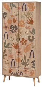 Roupeiro City – Multicolor – 80 cm x 190 cm x 45 cm