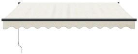 Toldo retrátil automático 3,5x2,5 m cor creme