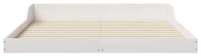 Estrutura da Cama Branco 140 x 220 cm madeira