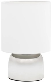 Candeeiros de secretária ativados por toque 2 pcs branco E14