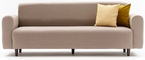 Sofá de 3 Lugares Noya – Creme – 220 x 87 x 70 cm
