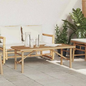 vidaXL Mesa de centro Castanho 110 x 50 x 43 cm Bambu