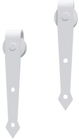 Porta de correr com ferragens 70x210 cm madeira de pinho maciça