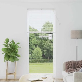 vidaXL Persianas venecianas com cortinas Branco 220 x 90 cm Alumínio