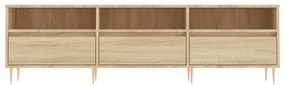 Móvel de TV 150x30x44,5 cm derivados de madeira carvalho sonoma