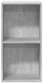 Estante 2 prateleiras 40x30x76,5 cm contraplacado cinza cimento