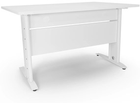Secretária de Escritório Soho Branco / Branco – 1200x800x750mm