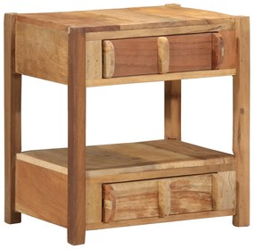 Mesa de Apoio vidaXL 43x32x46 cm Madeira Sólida Reclamada
